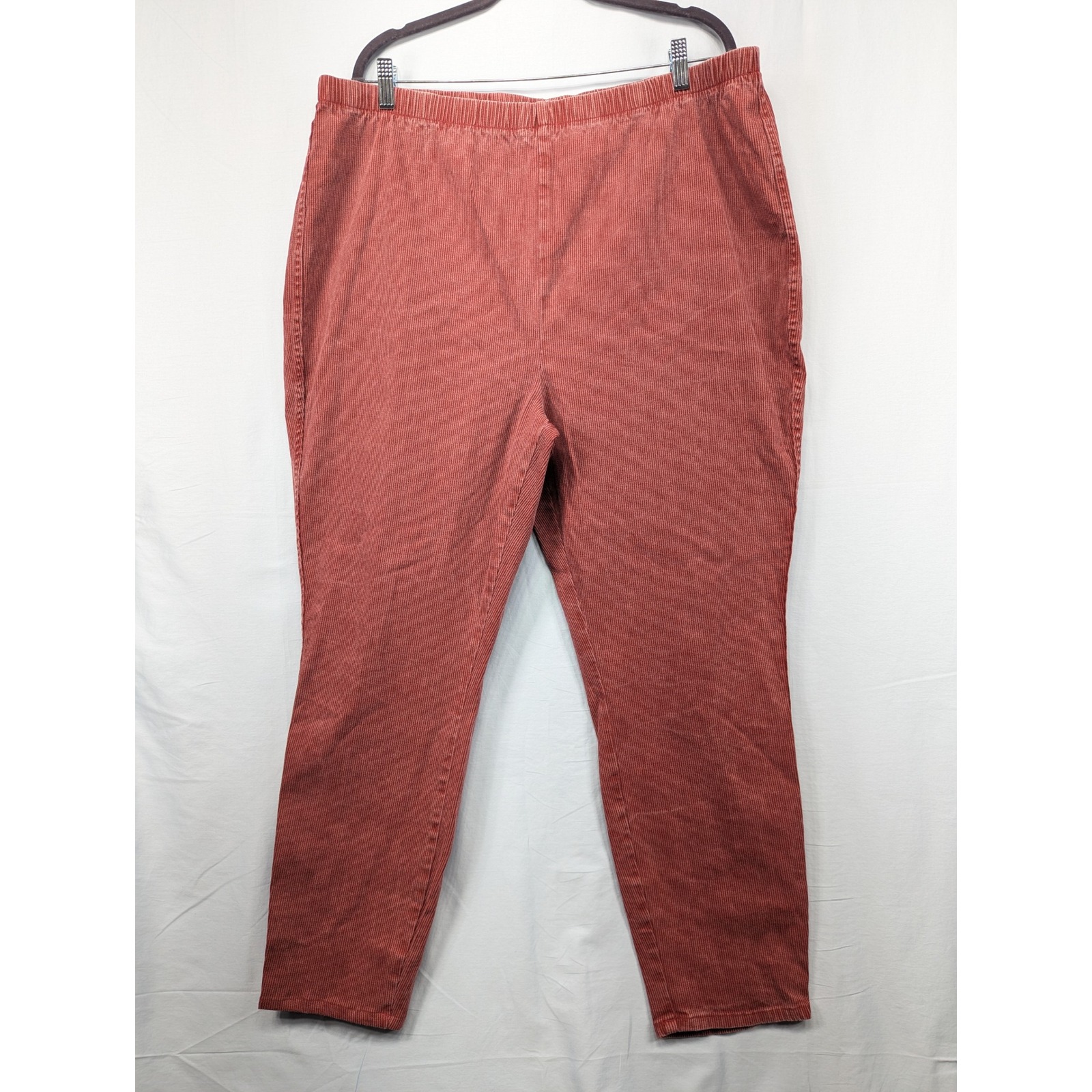 Just My Size Bedford Cord Textured Stretch Denim Pants Plus Size 26w/28w